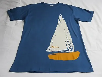 Buy The National Gallery Renoir Sail Boat Yacht Blue Cotton Jersey T.shirt Chest 38  • 7.99£