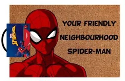 Buy Impact Merch. Doormat: Spider-Man Comics - Friendly Neighbourhood 400mm X 600mm • 18.93£
