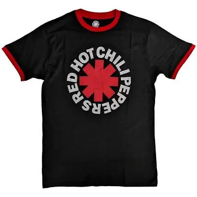 Buy Red Hot Chili Peppers Classic Asterisk Ringer T Shirt • 15.93£