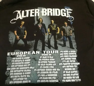 Buy ALTER BRIDGE RARE 2010 Tour T-shirt Size Medium • 39.99£