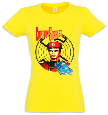 Buy Captain Scarlet Women T-Shirt Retro And Geek The Nerd Mysterons • 21.59£