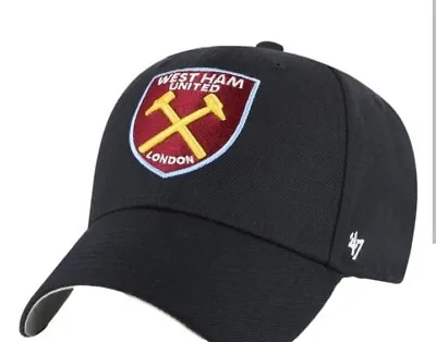Buy 47 Brand Cap West Ham United Hat FC Hammers Merch Come On You Irons MVP Headware • 25£