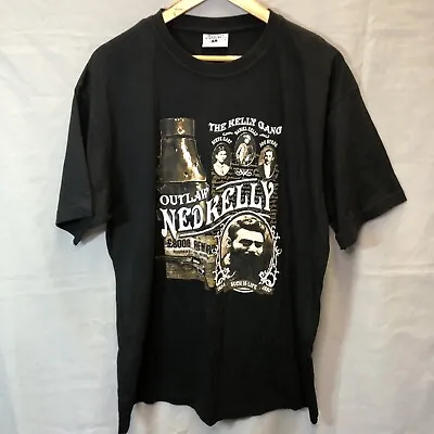 Buy Gooses T-shirts Australia Outlaw Ned Kelly Such Is Life Mens T-shirt Size XL • 16.95£