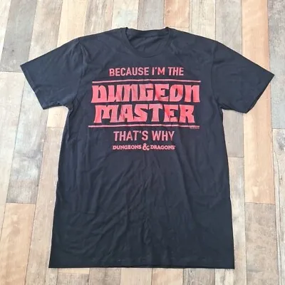 Buy L Large I Am The Dungeon Master T Shirt Dungeons And Dragons • 7.99£