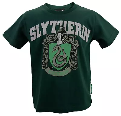 Buy HPSLY104K Licensed Kids Unisex Harry Potter Slytherin T-Shirt • 13.99£