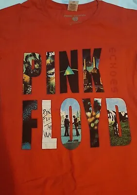 Buy Ladies Pink Floyd Album Poster Design Rock Music Graphic Red T-Shirt Size S New  • 17.99£