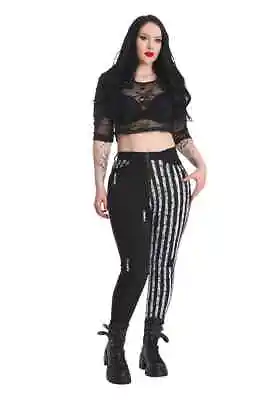 Buy Banned Alternative Spooky Night Walks Half Trousers Large L 14 Goth Killstar • 32£