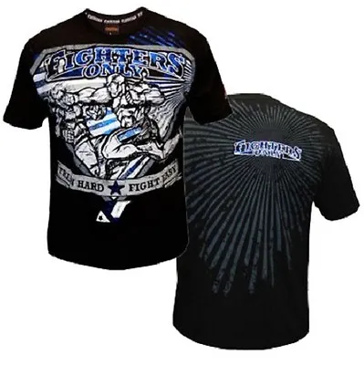 Buy Fighters Only SUPERMAN TEE Branded Men's Black T-SHIRT Casual Wear Fight Apparel • 14.99£