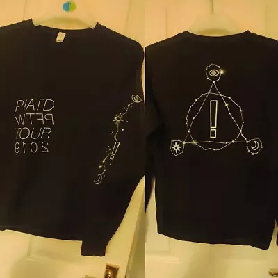Buy Panic At The Disco Tour Concert Hoodie Black Jumper Sweater Size Small P!ATD Alt • 40£