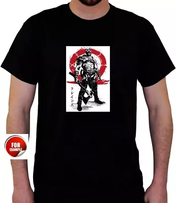 Buy Black T Shirt Xl Mens. GOD OF WAR. Both Side Print.fast Dispatch • 12.99£
