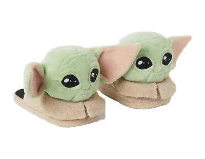 Buy Disney Star Wars Mandalorian Mens Christmas Cosy Soft Indoor Slippers Mules H&M • 24.99£