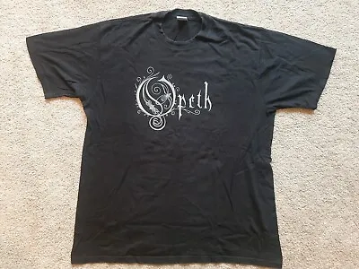 Buy OPETH Vintage 2002 UK Tour T Shirt XL Black LP Prog Metal Rock Porcupine Tree CD • 149£
