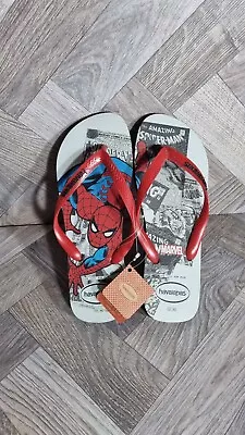 Buy Spider-Man Spidey Marvel Havaianas Slippers Sandals  Marvel Size 43/44 • 19.99£
