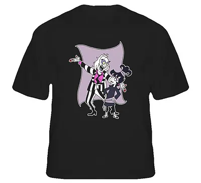 Buy Beetlejuice Retro Cartoon Kids Cartoon Black T Shirt • 24.10£