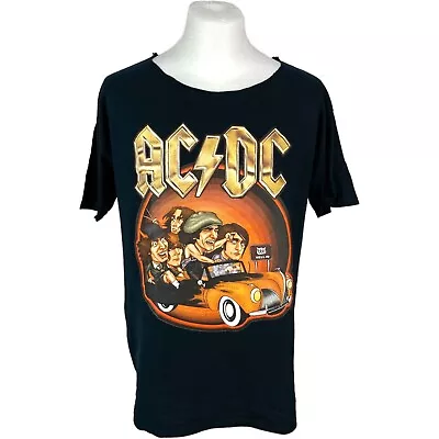 Buy ACDC T Shirt Large Band Tee Rock N Roll Band T Shirt Vintage Oversized Hipster • 22.50£