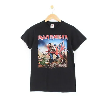 Buy Iron Maiden T Shirt Vintage Heavy Metal Rock Graphic Music Tee Womens Size S • 19.99£