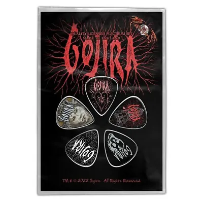 Buy Gojira Fortitude Guitar Plectrum Pick Set 5 Pack Official Metal Rock Band Merch • 9.37£