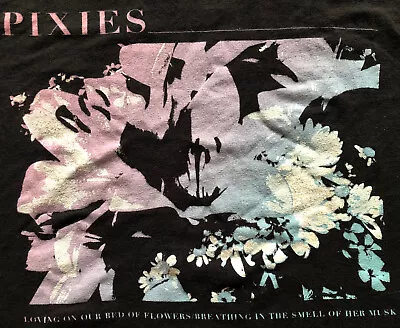 Buy NWOT 2013 Pixies ‘Andro Queen’ Lyrics Women’s Band Shirt, Black, Md, Indie Cindy • 113.67£