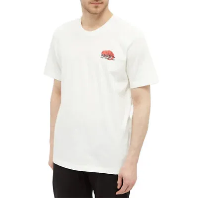 Buy ADIDAS Mens T Shirts Short Sleeve Summer Crew Neck Graphic Tops Cotton White Tee • 16.99£