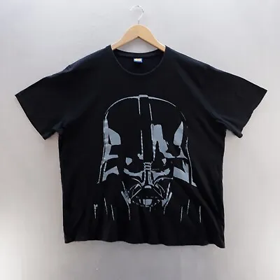 Buy Star Wars T Shirt 2XL Black Graphic Print Darth Vader Short Sleeve Cotton Mens • 8.09£