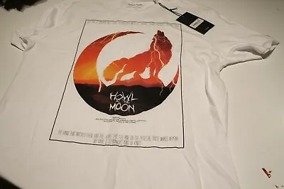 Buy New Lost Society Mens White Howl At Moon Tee Shirt T-shirt Top Size Large • 18.33£