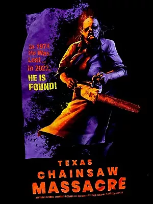 Buy Texas Chainsaw Massacre Leatherface Netflix Poster Shirt 2XL XXL Fright Rags • 28.95£