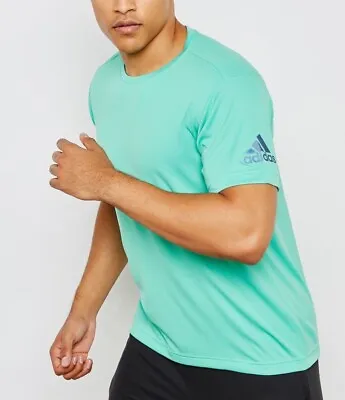 Buy Adidas Mens Freelift Chill Workout Running T-Shirt / Green / RRP £37 • 9.99£