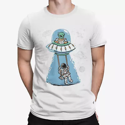 Buy Spaceman Swings T-Shirt - Alien Funny Retro Cool Film Movie Gift Politics Space  • 8.39£