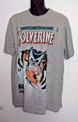 Buy Mens Grey Marvel Comics  Wolverine T Shirt Size M • 5£