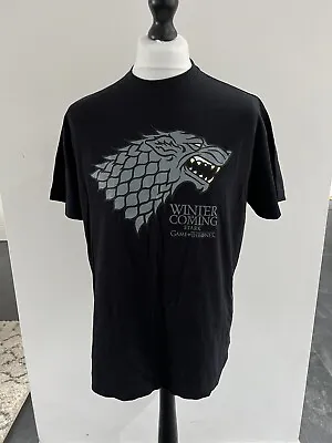 Buy Game Of Thrones Winter Is Coming Stark Tshirt  HBO Official Collectors Merch • 19.99£