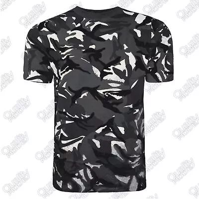 Buy Mens Camo T Shirt Camouflage Army Combat Short Sleeve Round Neck Military Tops • 7.99£