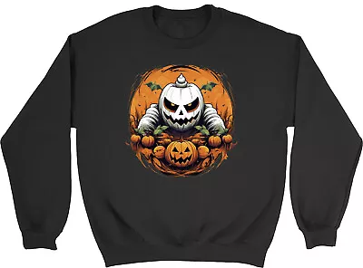 Buy Halloween Pumpkin Kids Sweatshirt Living Dead Grave Tomb Boys Girls Gift Jumper • 12.99£
