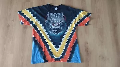 Buy Vintage  1990’s Lynyrd Skynyrd Liquid Blue T Shirt Adult  Size L Tie Dye  • 55£