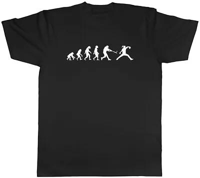 Buy Evolution Of Baseball Mens Unisex T-Shirt Tee • 8.99£