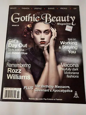 Buy Gothic Beauty Magazine # 33 Punk Emo (2011) Rozz Williams + Birthday Massacre • 31.49£