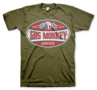 Buy Officially Licensed Gas Monkey Garage Since 2004 Label Men's T-Shirt S-XXL Sizes • 5.53£