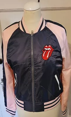 Buy RollingStones Europe Official Jacket 2016 Exhibitionism Hilfiger Small Pink/blue • 22£