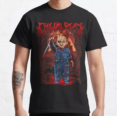 Buy Halloween Film Movie Funny Horror Childs Play T Shirt For Chucky Fans • 7.99£