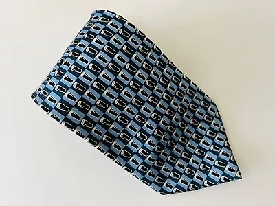 Buy Guinness 100% Silk Neck Tie Official Merchandise Blue Black Beer Glass Print • 14.95£
