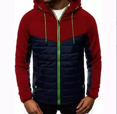 Buy Mens Thick Winter Cardigan Fleece Warm Hoodie Coat Zip Up Hooded Casual Jacket • 21.84£