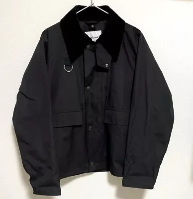 Buy Barbour UNITED ARROWS SPEY Cotton Jacket Men Size M Black • 373.65£