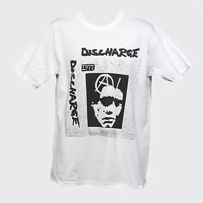 Buy Discharge Hardcore Punk Rock Short Sleeve White Unisex T-shirt S-3XL • 14.99£