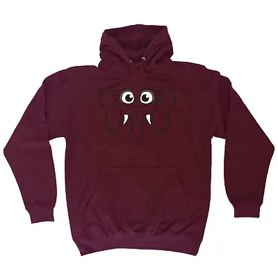 Buy Elephant Animal Face Ani Mates - Novelty Mens Clothing Funny Gift Hoodies Hoodie • 22.95£