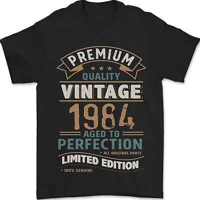 Buy Premium Vintage 40th Birthday 1984 Mens T-Shirt 100% Cotton • 8.49£