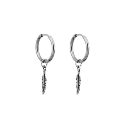 Buy 1 Pair Dangle Earrings Korean Hoop Earrings Jewelry For Women Men Daily Wear • 5.64£