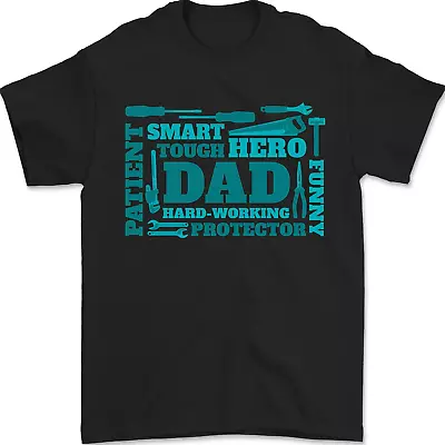 Buy Dad Funny Fathers Day Protector Tough Hero Mens T-Shirt 100% Cotton • 7.99£