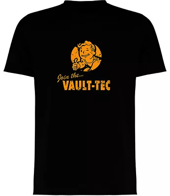 Buy Fallout Vault-Tech Gaming  Black T-shirt • 12.99£