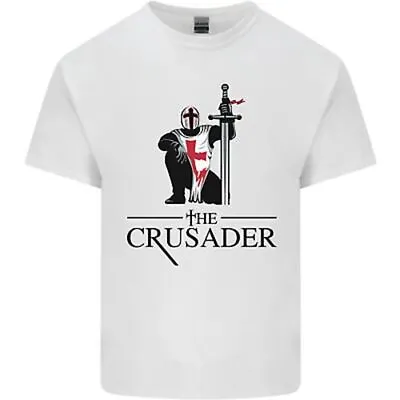 Buy The Cusader Knights Templar St Georges Day Mens Cotton T-Shirt Tee Top • 10.99£