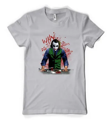 Buy Joker Why So Serious Gotham Villain Personalised Unisex Adult And Kids T Shirt • 17.49£