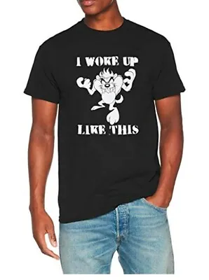 Buy Brands In Limited Men's Looney Tunes I Woke Up Like This T-Shirt M (2977) • 14.99£